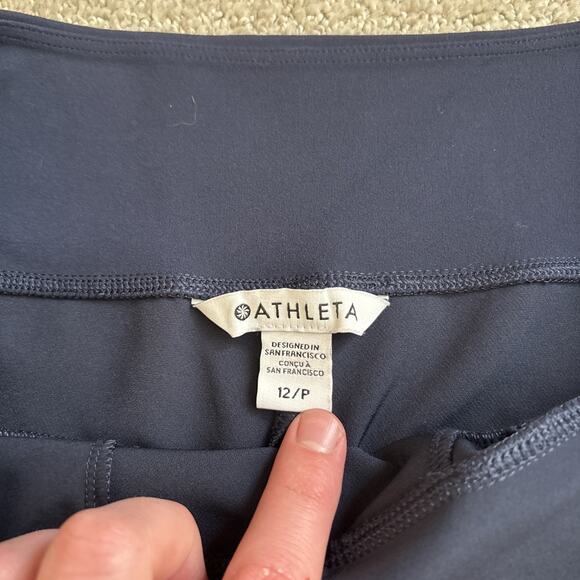 Athleta Women's Size 12 Petite Endless High Rise Pant 25” In Zip Pockets Stretch - Picture 2 of 10